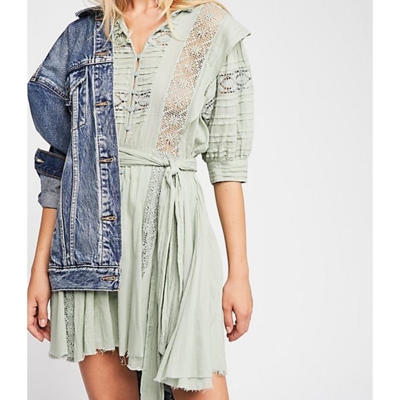 Free People Dresses & Skirts - Free People One Sydney Mini Dress Mint Size XS